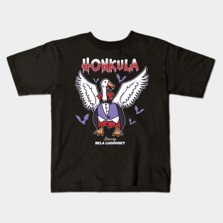 Honkula - Funny Cute Vampire Monster Goose (Not a Duck!) Ideal for Fun Halloween Costume, Party, Gift, Kids and Adults Kids T-Shirt